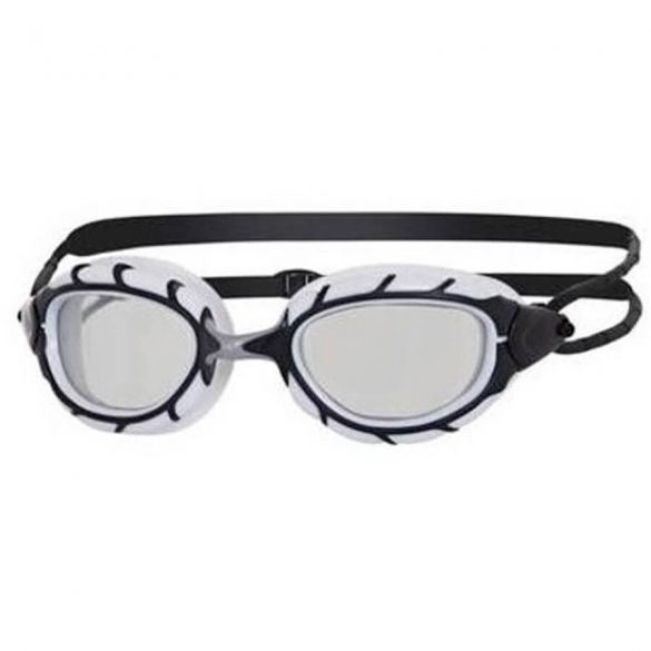 Zoggs Predator zwembril wit/zwart - donkere lens 332863