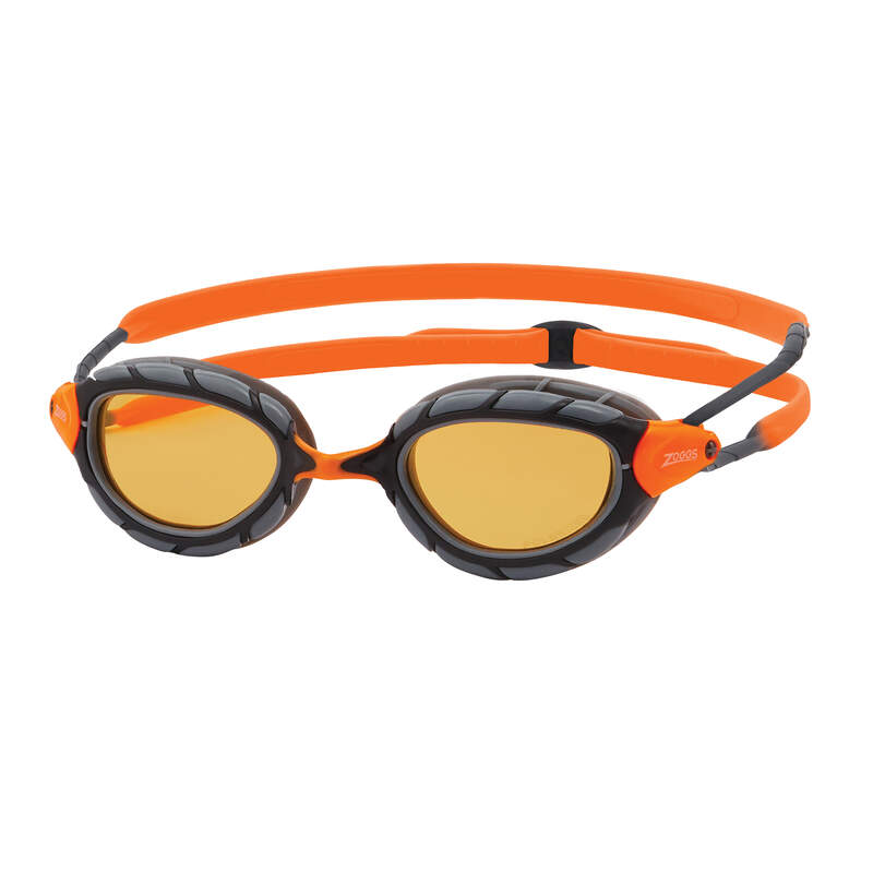 Zoggs Predator polarized ultra zwembril zwart/oranje afbeelding