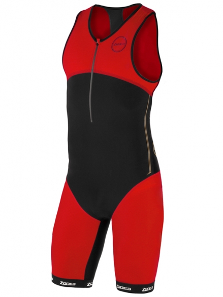 Zone3 Aeroforce nano tri suit zwart/rood heren Z16158VOORRAAD