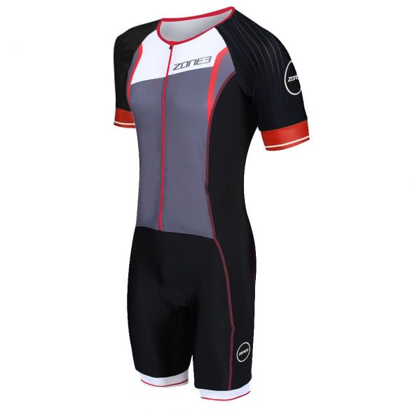 Zone3 Lava long distance FZ korte mouw trisuit heren TS18MLFZ102