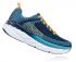 Hoka One One Bondi 6 hardloopschoenen zwart/blauw heren  1019269BISB-VRR