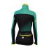 Sportful Grupetto pro W lange mouw jacket zwart/turquoise dames  1101700-267