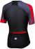 Sportful Bodyfit pro light jersey korte mouw fietsshirt zwart/rood heren  1101861-168