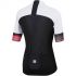 Sportful Strike jersey korte mouw fietsshirt zwart/wit heren  1101879-102