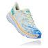 Hoka One One Clifton 8 hardloopschoenen wit-blauw heren  1119393-TGT