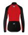 Assos HabuJacketLaalalai fietsjack zwart/rood dames  123033647