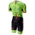 Castelli Free sanremo trisuit korte mouwen pro groen/zwart heren  18109-084