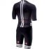 Castelli Sanremo 4.0 speed suit korte mouw zwart/wit heren  19001-010