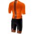 Castelli Sanremo 4.0 speed suit korte mouw oranje/zwart heren  19001-034