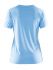 Craft Prime korte mouw hardloopshirt blauw/aqua dames  1903176-1325