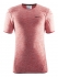 Craft Active Comfort roundneck short sleeve ondershirt rood/drama heren  1903792-1464