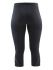 Craft Mind capri 3/4 hardloopbroek zwart dames  1903945-9920