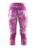 Craft Devotion capri 3/4 hardloopbroek roze dames  1903968-1042