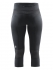 Craft Devotion capri 3/4 hardloopbroek zwart dames  1903968-9999