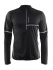 Craft Cover thermal wind hardloopshirt lange mouw zwart/shout heren  1904325-9620
