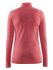 Craft Active Comfort Zip lange mouw ondershirt rood/poppy dames  1904479-1452