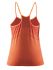 Craft cool comfort singlet mouwloos oranje/push dames  1904912-2411