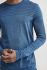 Craft cool comfort lange mouw ondershirt blauw heren  1904917-1356