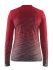 Craft wool comfort 2.0 CN lange mouw ondershirt rood dames  1905341-452975