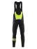 Craft Verve glow bib tights fietsbroek zwart/flumino heren  1905450-999851