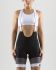 Craft Empress bibshort zwart/wit dames  1906069-999900