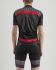 Craft Route fietsshirt korte mouw zwart/rood heren  1906089-999430