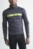 Craft Route fietsjacket grijs/geel heren  1906558-995618-VRR