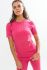 Craft Fuseknit comfort korte mouw ondershirt roze dames  1906593-720000-vrr