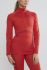 Craft Active Intensity zip lange mouw ondershirt rood dames  1907938-481488