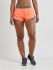 Craft Vent 2 in 1 Racing hardloop short oranje dames  1908707-825000