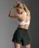 2XU Aero Mesh Medium Impact Bra White/Silver Reflective Dames  WR7348A-WHT/SRF
