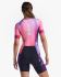 2XU Aero trisuit korte mouw roze dames  WT6431d-PTP/ACI