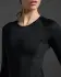 2XU Core Compression hardloopshirt lange mouw Black/No Logo Dames  WA6401A-BLK/NLO