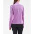 2XU GHST 1/2 Zip hardloopshirt lange mouw roze dames  WR6207a-ULTWHT