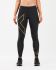 2XU MCS Run Compressie tights zwart/goud dames  WA5332b-BLKGRF