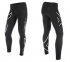 2XU HEAT Compressie tight zwart-wit  MA4181bBLK/SRF