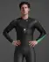 2XU Propel: Openwater Wetsuit Black/Bright Green Heren  MW7144C-BLK/BGN