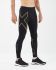 2XU MCS Run Compressie tights zwart/goud heren  MA5305b-BLK/GRF