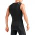 2XU Active mouwloos tri top zwart heren  MT5541A-BLK/BLK-VRR