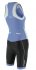 2XU Trisuit X-vent Front Zip blauw/zwart dames  WT4365dCBU/BLK