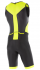 2XU Trisuit X-vent Rear Zip zwart/geel heren  MT4356dBLK/LPU
