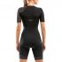 2XU Compression korte mouw trisuit zwart/goud dames  WT5521D-BLK/GLD