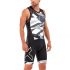 2XU Compression mouwloos trisuit zwart/wit heren  MT5517D-BLK/CRO