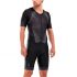 2XU Perform korte mouw trisuit zwart heren  MT5525D-BLK/SDW-VRR