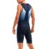 2XU Perform mouwloos trisuit blauw heren  MT5526D-MDN/FMB