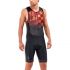 2XU Perform mouwloos trisuit zwart/rood heren  MT5526D-BLK/FOM-VRR