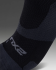 2XU Vectr Light Cushion No Show hardloopsokken Black/Titanium unisex  UA5042E-BLK/TTM