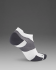2XU Vectr Ultralight No Show hardloopsokken White/Grey unisex  UA7027E-WHT-GRY