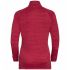 Odlo Run Easy Warm (zip) Millennium Element hardloopshirt lange mouw rood dames  313261-30753