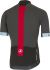 Castelli Forza pro fietsshirt antraciet/rood heren  17017-009
